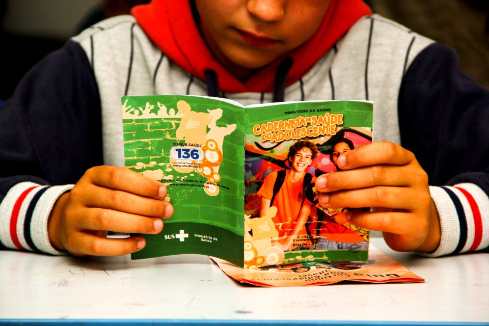 13.11.2018 - SMS - Conscientização da gravidez na adolescência na escola Luiz Carlos Corrêa - Foto Marcel Ávila