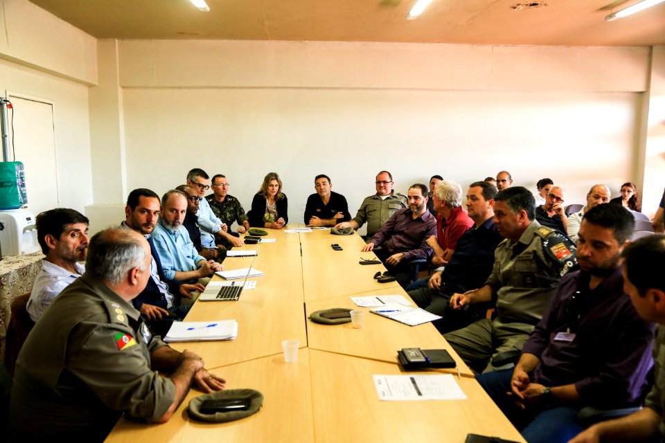 20.11.2018 - Prefeita Paula Mascarenhas durante reunião do GGI - Foto: Gustavo Vara