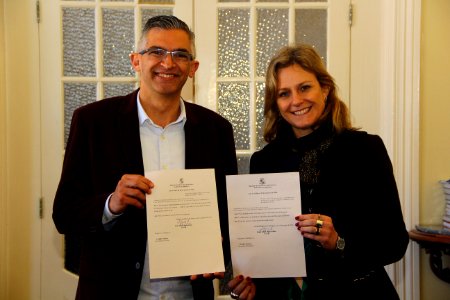 06.09.2018 - Gab Prefeita - Ass Lei 6556 Dia Mun do Rotaract e declaração de utilidade pública da Associação Amigos do Caminho - Foto Marcel Avila (10)