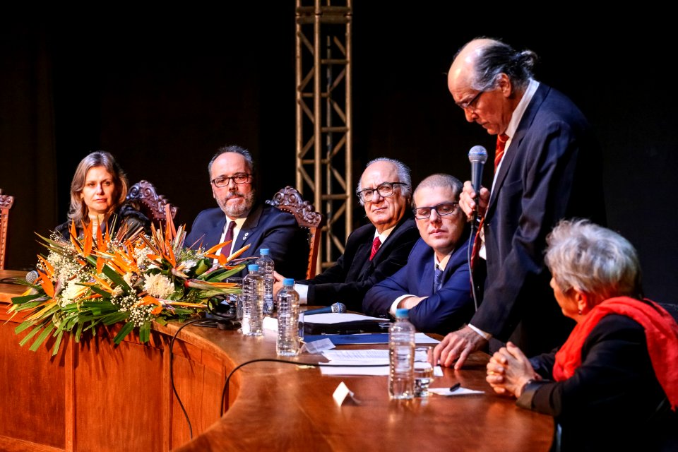 04.06.2018 Entrega  título Doutor Honoris Causa Boaventura de Souza Santos - Fotos Gustavo Mansur