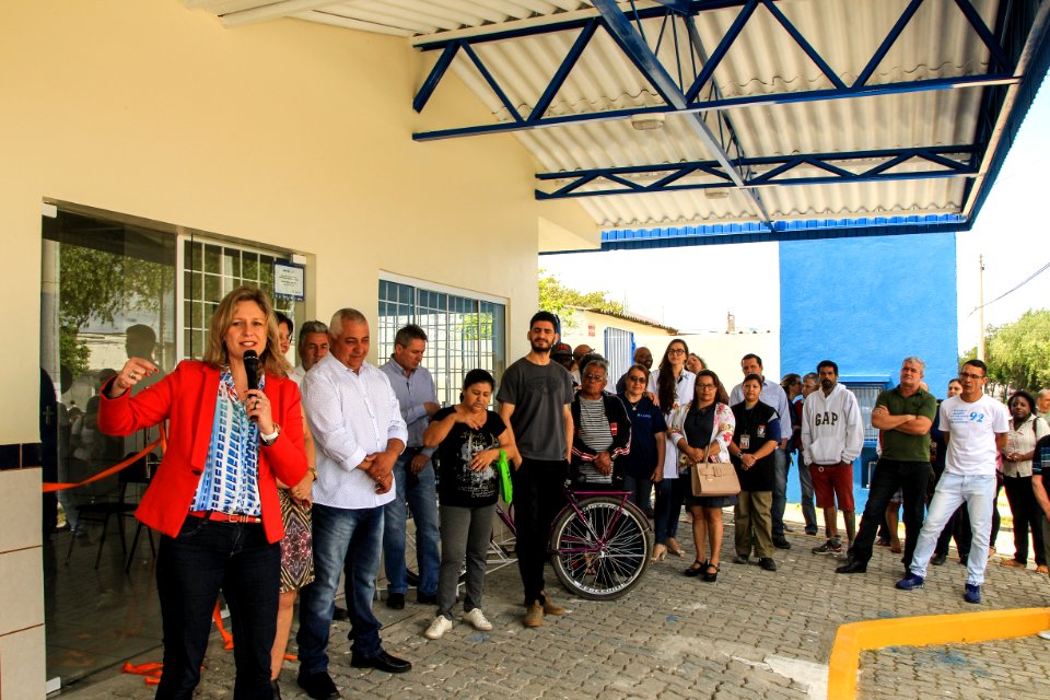 19.10.2018 - Prefeita Paula Mascarenhas no evento de inauguração da UBAI Lindoia - Foto: Gustavo Vara