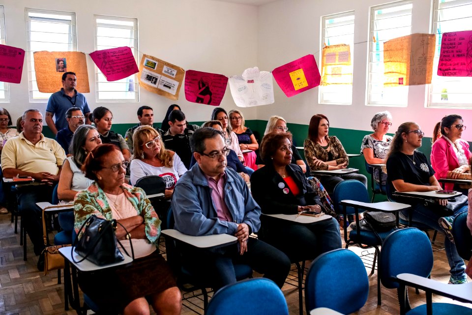 12.03.2018 Comemoração 4 anos Centro Referência à Mulher - Fotos Gustavo Mansur