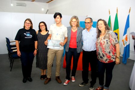 30.11.2018 - Gab Prefeita - Premiação da Olimpíada Brasileira de Astronomia e Astronáutica - Foto Marcel Avila