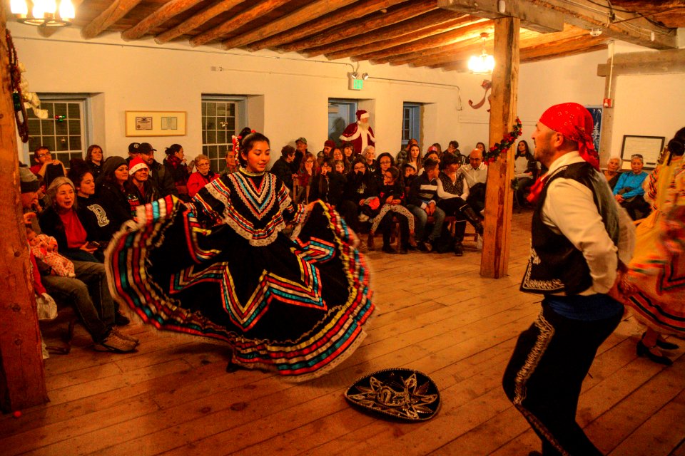 Dancers at 2019 Posada Event
