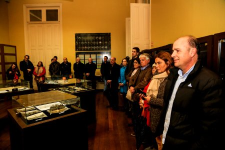 04.07.2018 - Prefeita Paula Mascarenhas e o vice Idemar Barz  no lançamento da exposição Memorial dos Prefeitos - Procopio Duval Gomes de Freitas - Foto: Gustavo Vara