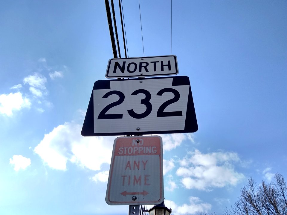 Route 232 sign
