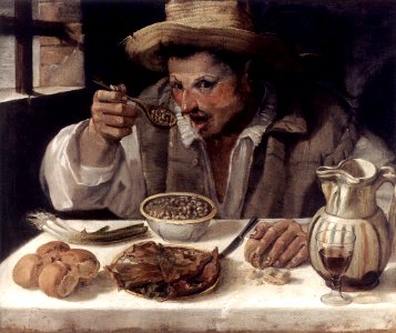bean eater annibale carracci 1584 85