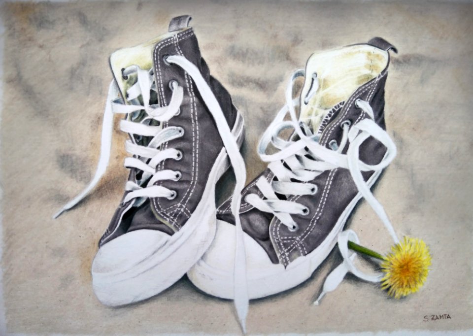2018 March Art Challenge: Tennis shoes