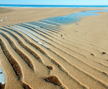 Sand meets snow like North-South
