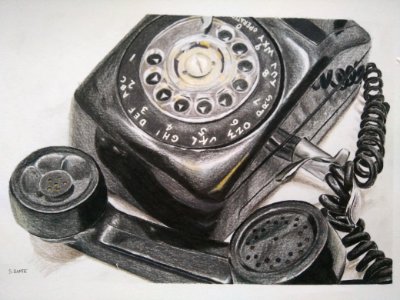 2018 June Art Challenge: Telephone