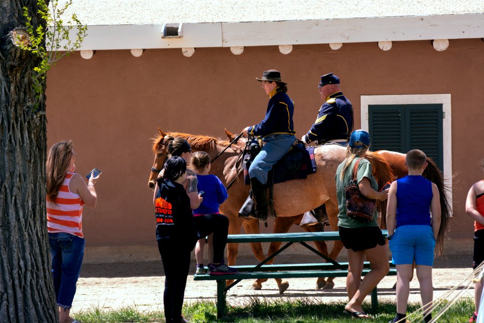 Living History: Cavalry Soldiers on Horseback