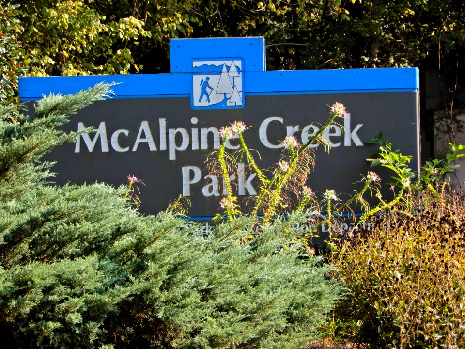 sign McAlpine Creek Park ncwetlands KG