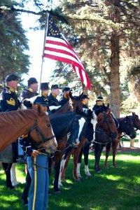 Fort Garland Memorial Regiment at Memorial Day Service