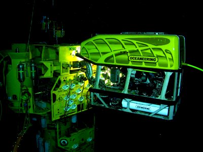 ROV working on a subsea structure