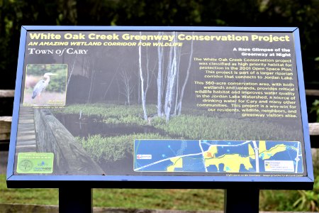 sign White Oak Creek Greenway ncwetlands AM (4)