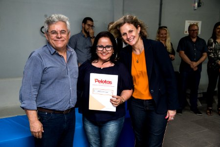 28.11.2018 - Prefeita Paula Mascarenhas realiza entrega da regularização fundiária do Loteamento Verona - Foto: Gustavo Vara