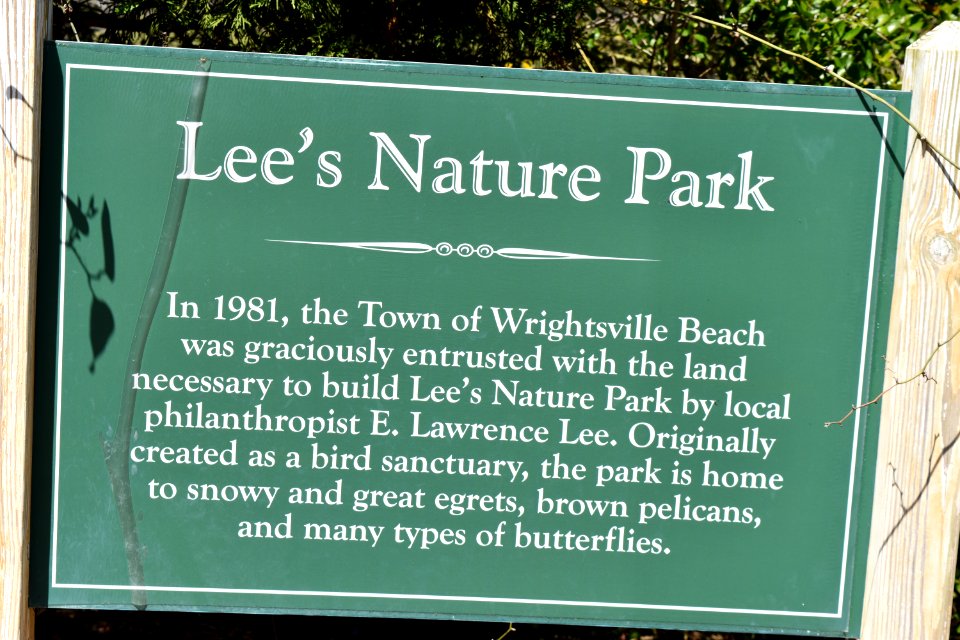 sign Lee's Nature Park ncwetlands AM (13)