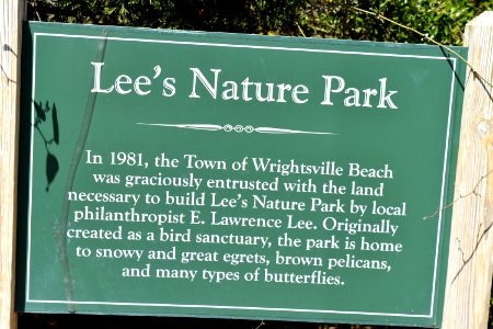 sign Lee's Nature Park ncwetlands AM (13)