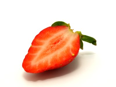 Strawberry half photo