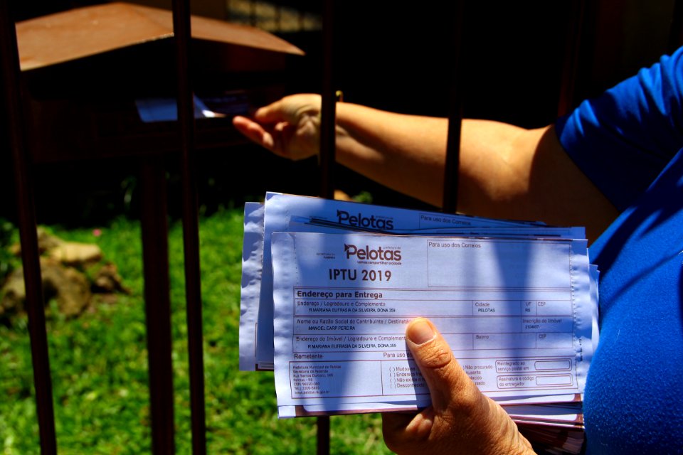 19.11.2018 - SMF - Distribuição do Carnê IPTU - Foto Marcel Avila