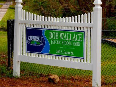 sign Bob Wallace Jaycee park ncwetlands KG