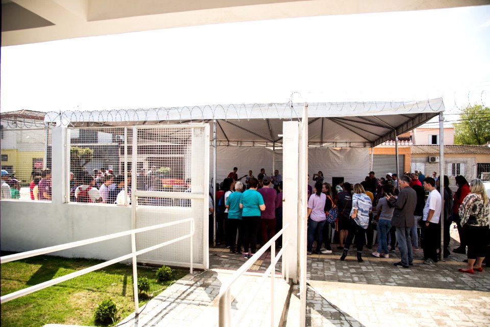 29.09.2018 - Prefeita Paula Mascarenha e o vice Idemar Barz na cerimônia de inauguração da UBS Virgilio Costa - Foto: Gustavo Vara
