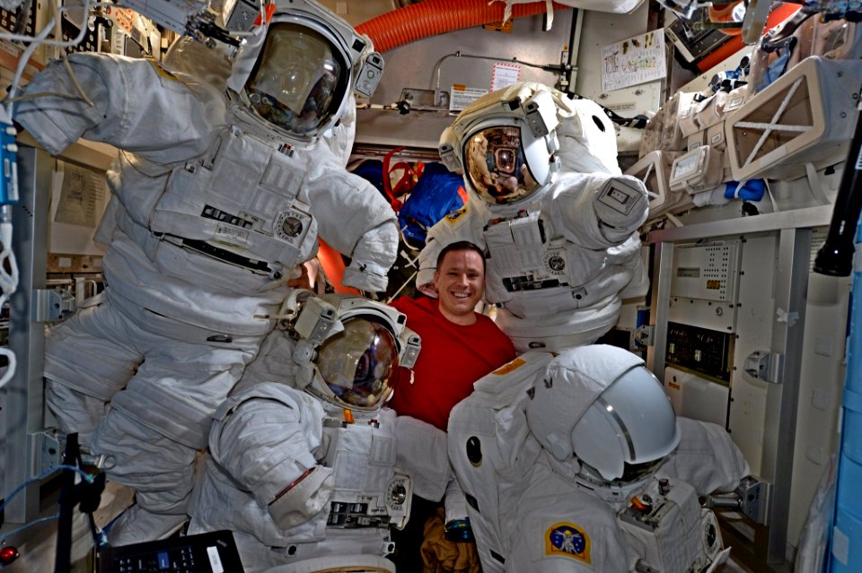 Astronaut Jack Fisher (and friends) on the ISS