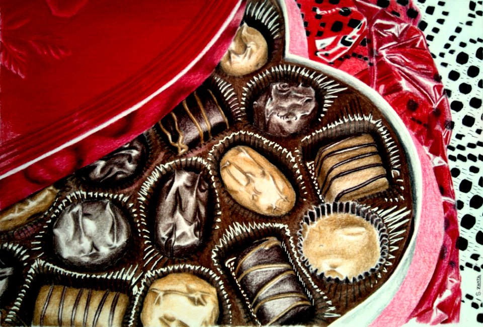 2018 February Art Challenge: Chocolates