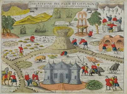 mito-del-paese-di-cuccagna seconda metà XVIII