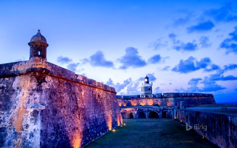 Castillo del Morro in Old San Juan, Puerto Rico photo