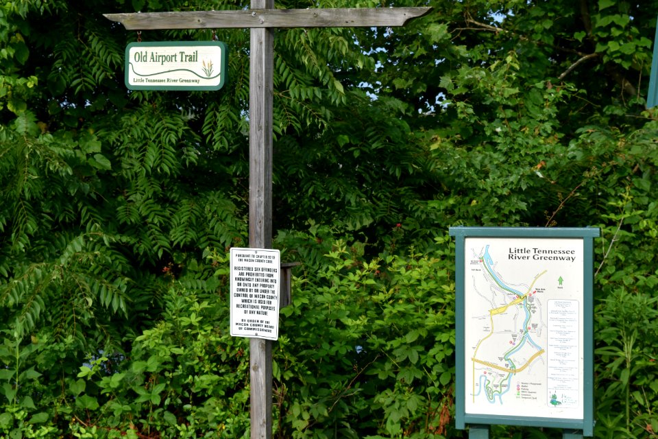 sign Little Tennessee River Greenway Airport Trail ncwetlands AM (3)