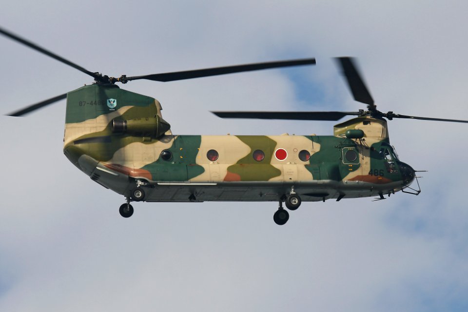 6729 CH-47J Chinook 87-4486:486, Koku Shien Shudan, Koku Kyunandan, Kasuga Herikoputa Kuuyutai