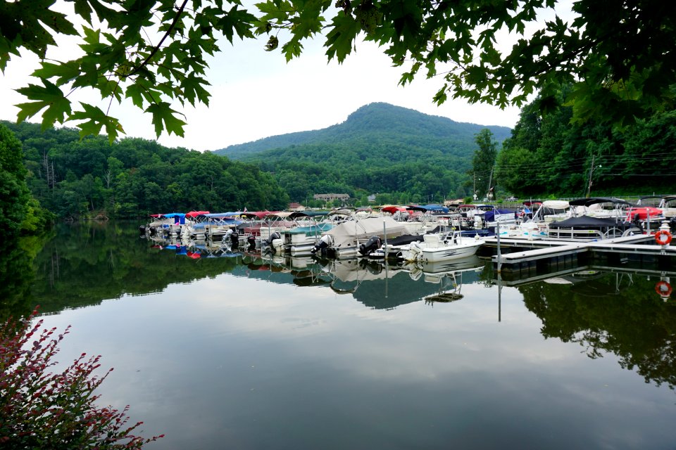 scene Lake Lure marina Morse Park ncwetlands KG