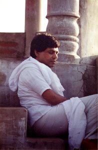 Sri Sainathuni Sarath Babuji at Srivari Padalu, Tirumala - 1995