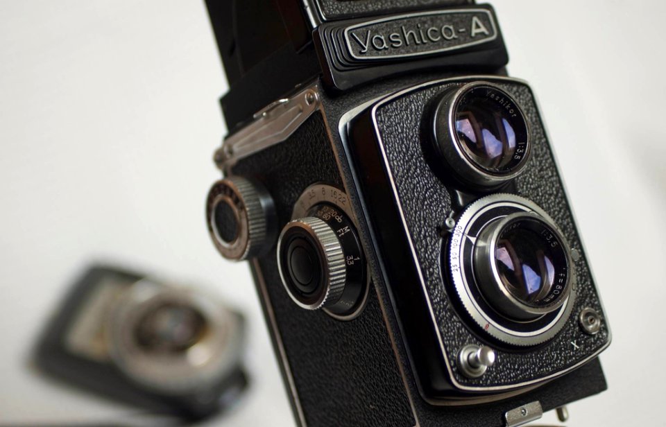 My Yashica 120 film photo camera