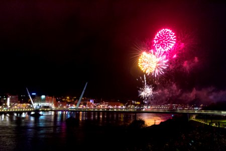 Fireworks in Londonderry