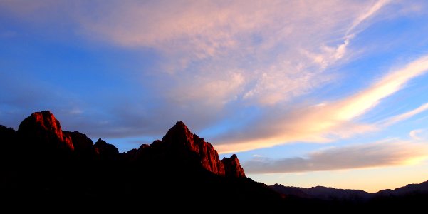 Watchman at sunset