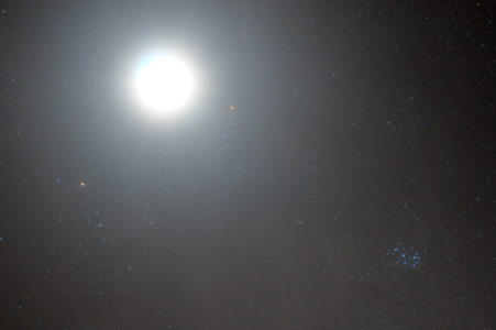 Moon+Mars+Hyades+Pleiades 032021
