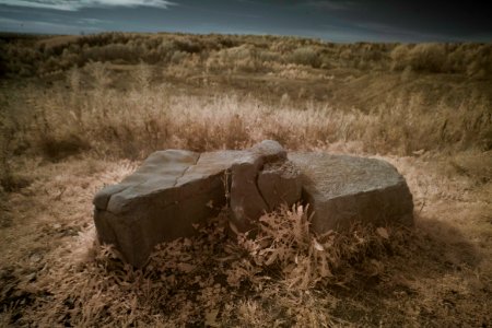 a stone all alone