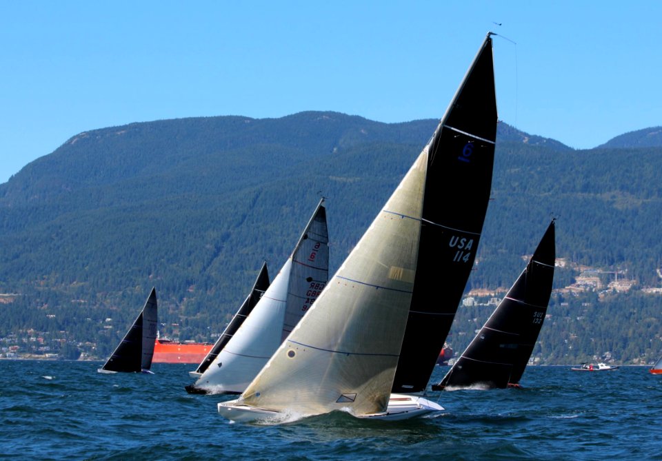 6mR Worlds 2017 Practice Day Photos from onboard MV Theodore