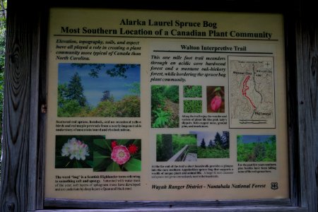 sign Walton Trail spruce bog ncwetlands KG (3) photo