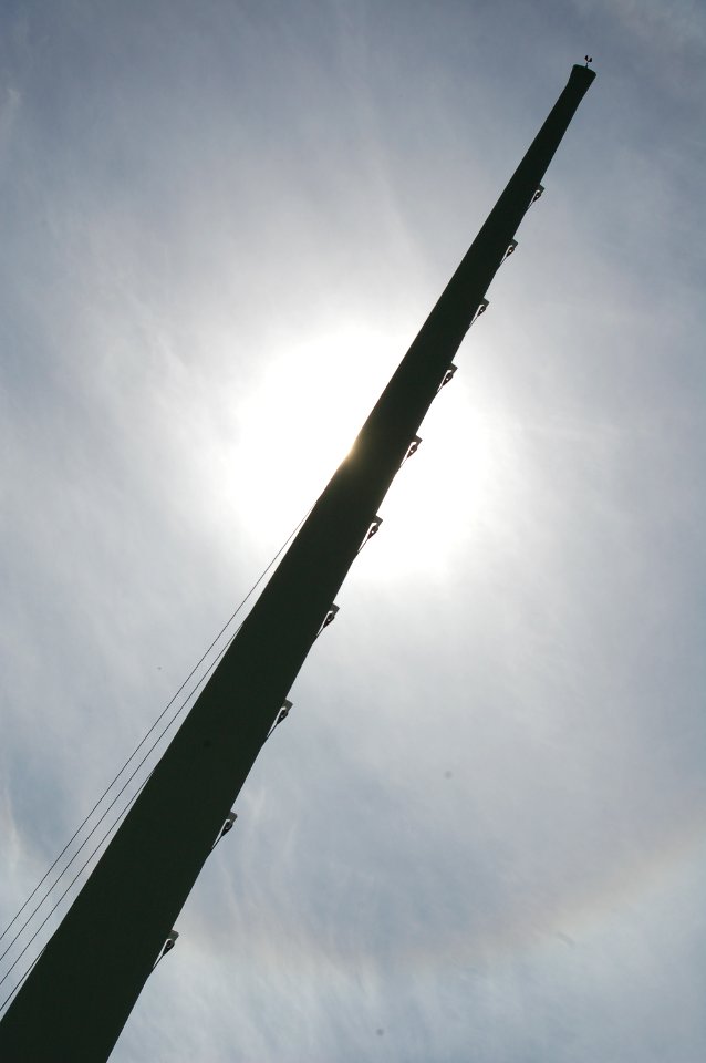 Sundial hides the sun