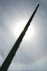 Sundial hides the sun