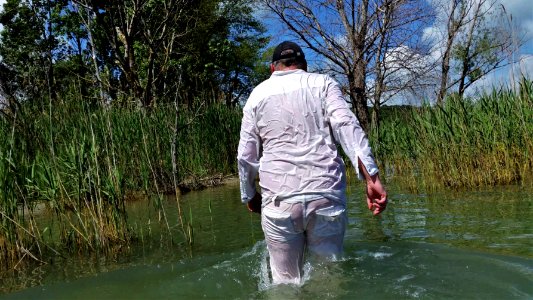 Trasimeno Lake - wet hiking photo