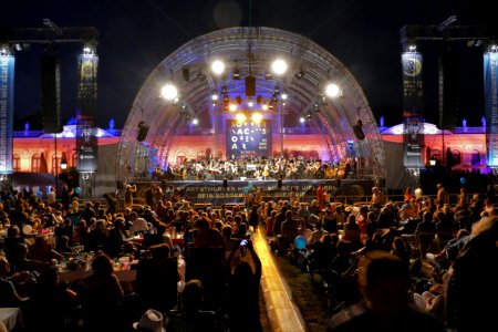 summer night open air