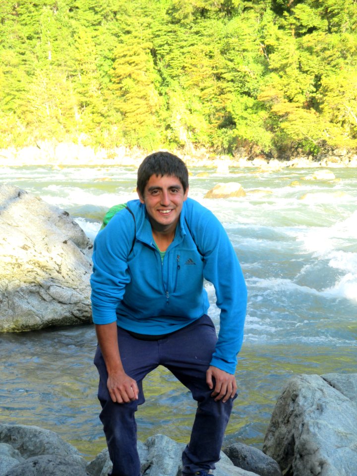 Yo en Saltos del Petrohue