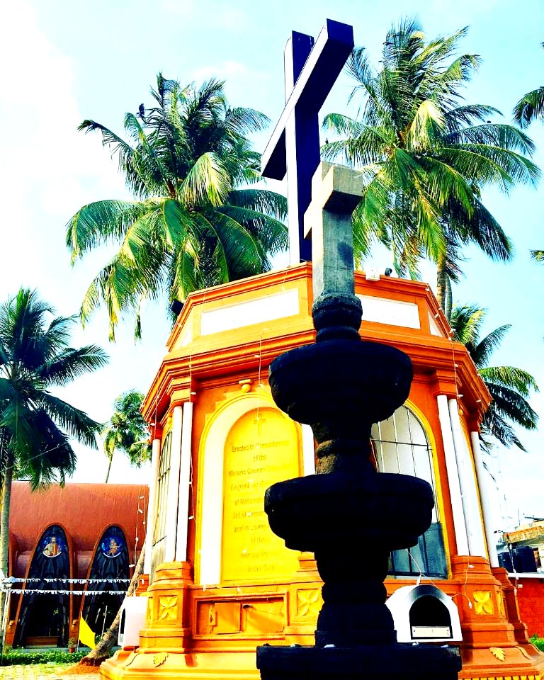 Coonan Cross Old Syrian Church, Mattancherry, India.  St. George Orthodox Koonan Kurish Old Syrian ChurchNear Lobo jn., Pullupaalam Rd., Mattancherry, Kochi, Kerala 682002, India+91 99461 20597https://goo.gl/maps/v6HCJnVy9Vr