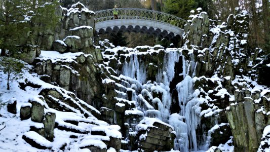 iced waterfall photo