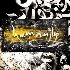 Humanity, lettering art drawing