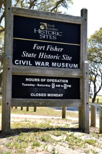 sign Fort Fisher State Historic Site ncwetlands AM (1)